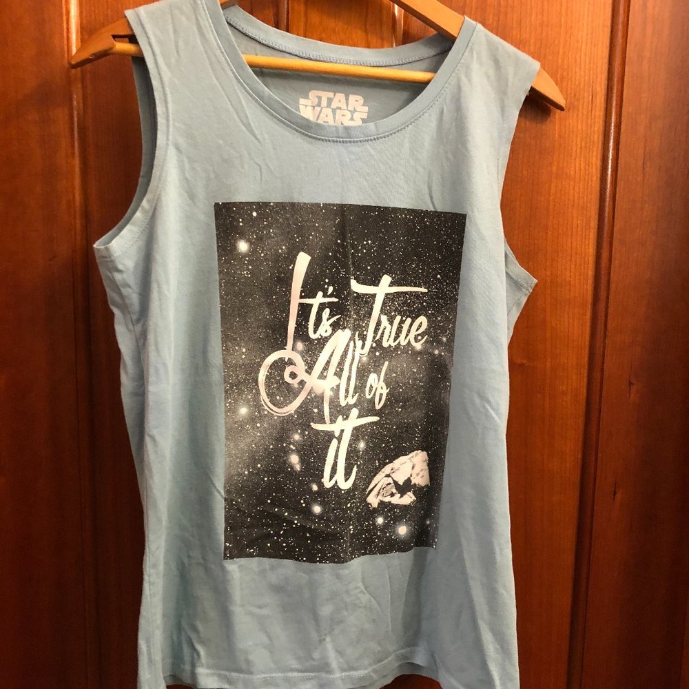 Her Universe X Star Wars blue graphic tank top